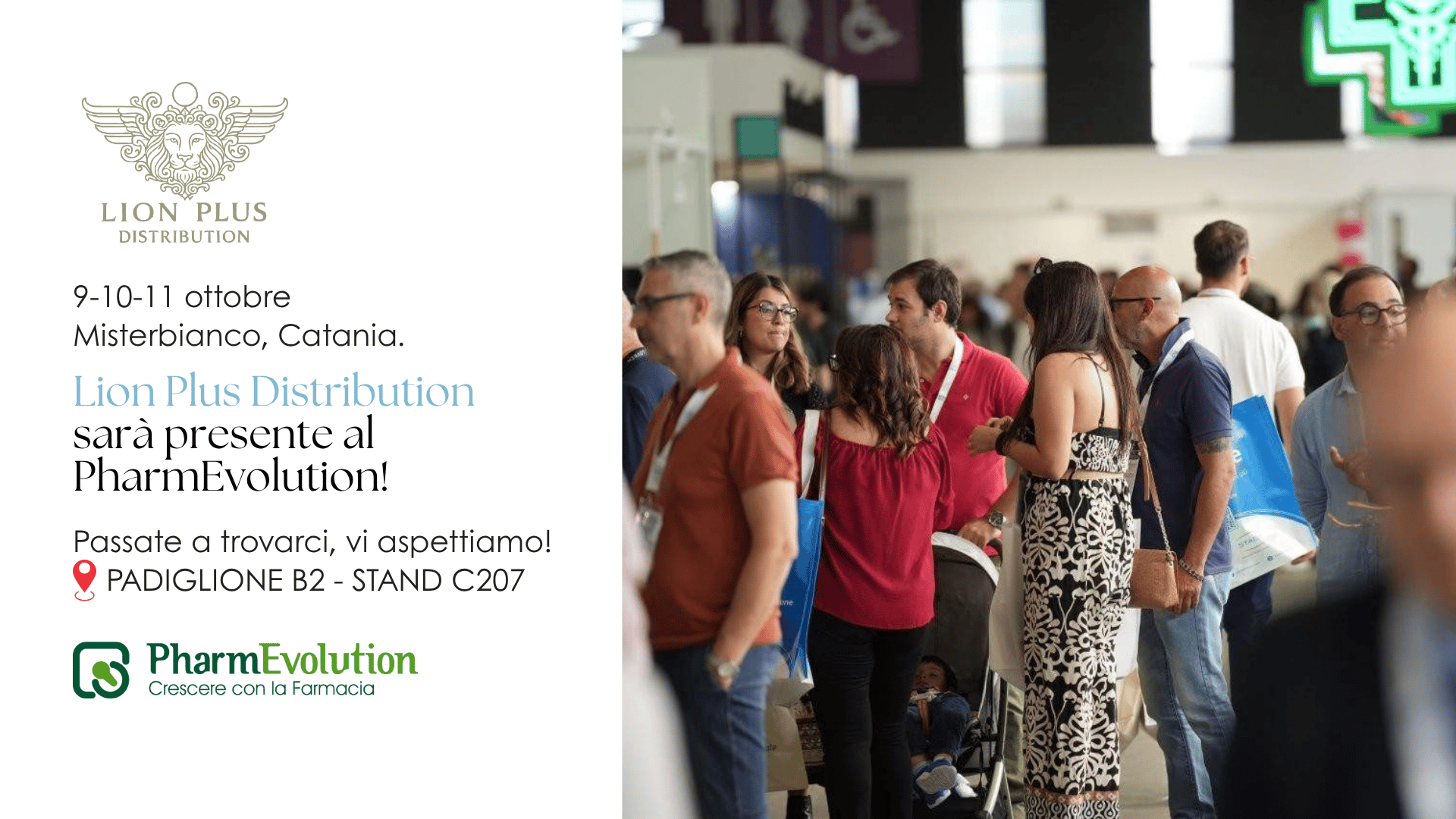 Lion Plus Distribution a PharmEvolution 9-10-11 ottobre - Catania